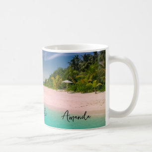 Aquamarine Ocean Tropical Beach Scenic Coffee Mug