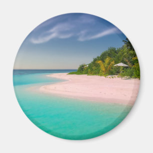 Aquamarine Ocean Tropical Beach Scenic Magnet