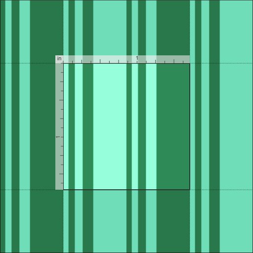 Aquamarine & Sea Green Colored Stripes Fabric