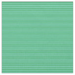 [ Thumbnail: Aquamarine & Sea Green Lined Pattern Fabric ]
