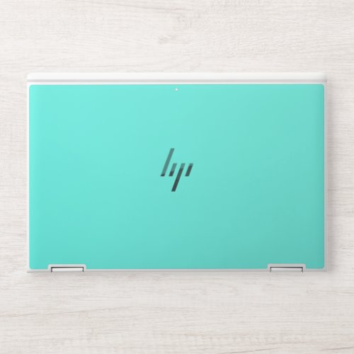 Aquamarine   solid color  HP laptop skin