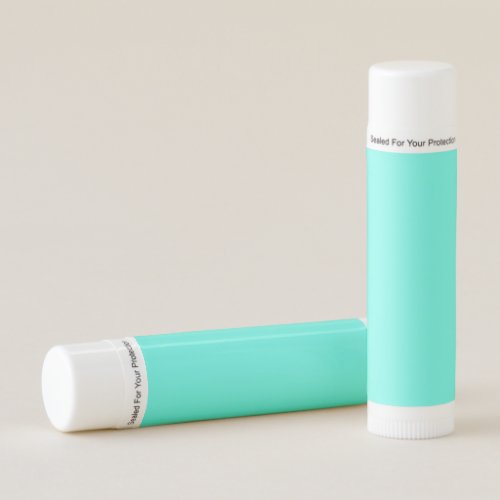 Aquamarine   solid color  lip balm