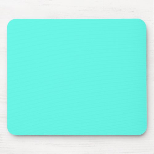 Aquamarine   solid color  mouse pad