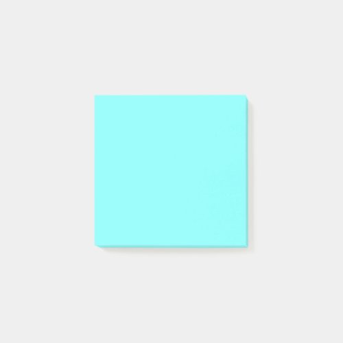 Aquamarine solid color  post_it notes