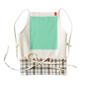 Aquamarine Star Dust Zazzle HEART Apron