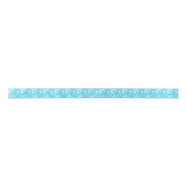 Aquamarine Starfish Ribbon (Front)