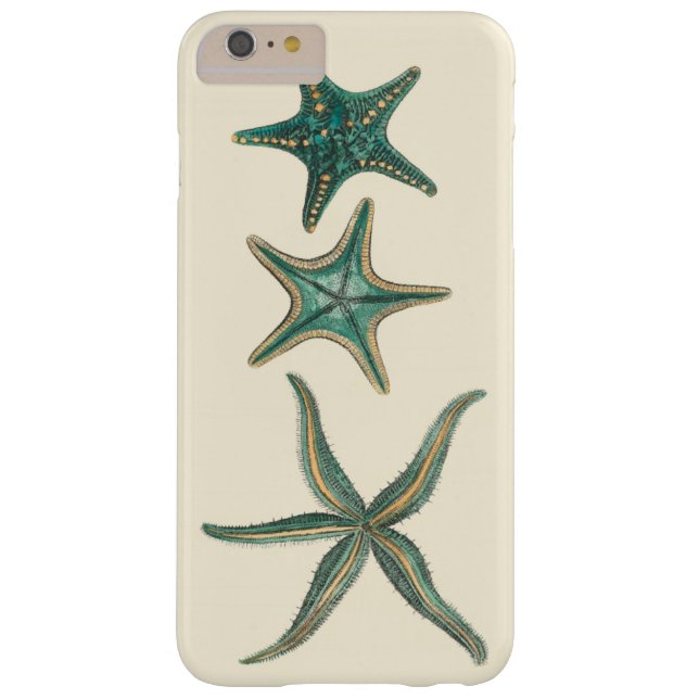 Aquamarine Triple Starfish Case-Mate iPhone Case (Back)