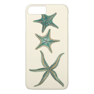 Aquamarine Triple Starfish iPhone 8 Plus/7 Plus Case