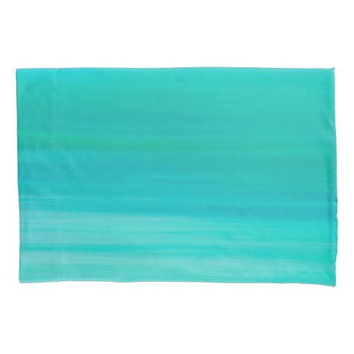 Aquamarine turquoise ocean sea water pillowcase Zazzle