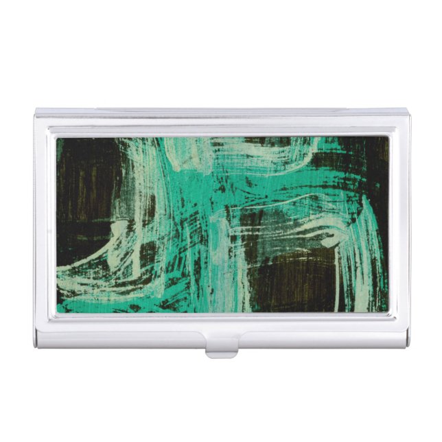 Aquamarine Windows I Case For Business Cards (Front)