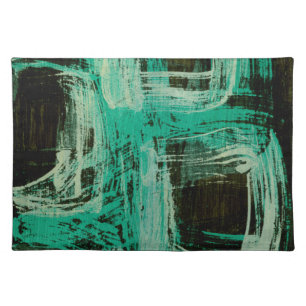 Aquamarine Windows I Cloth Placemat