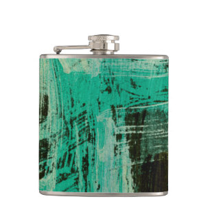 Aquamarine Windows I Flask
