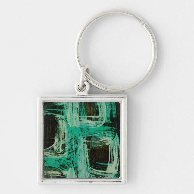 Aquamarine Windows I Keychain (Front)