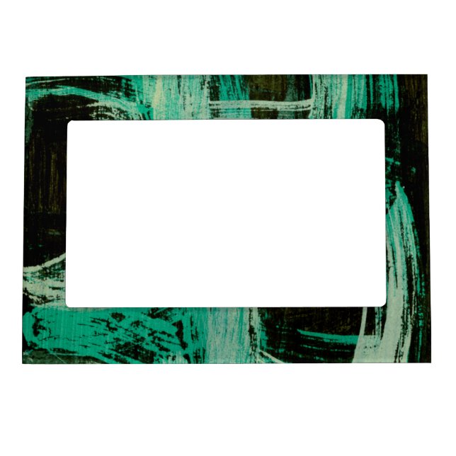 Aquamarine Windows I Magnetic Picture Frame (Front)