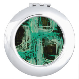 Aquamarine Windows I Vanity Mirror