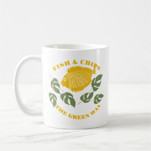 Aquaponics Fish & Chips the Green Way Coffee Mug