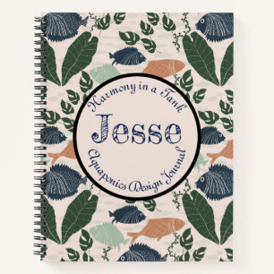 Aquaponics Journey Customizable Gardening Notebook