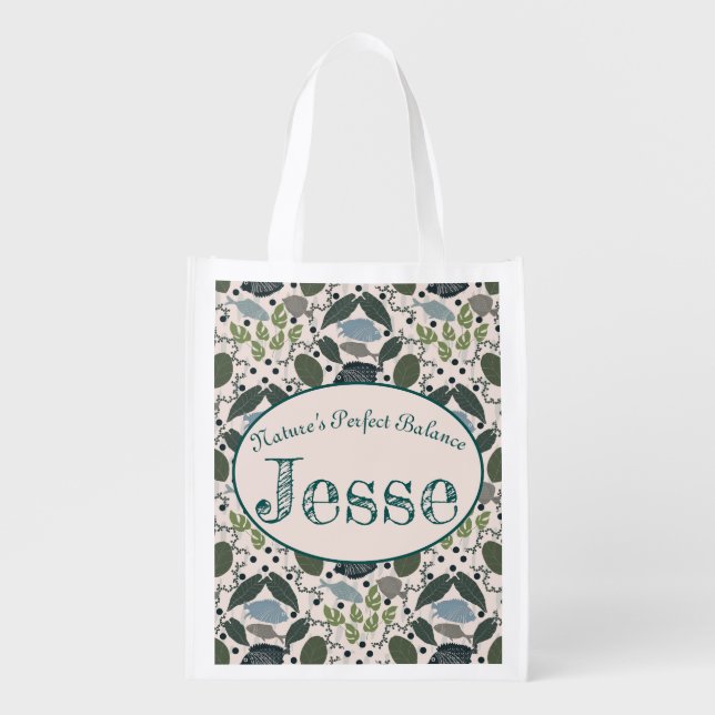 Aquaponics Reusable Grocery Bag (Front)