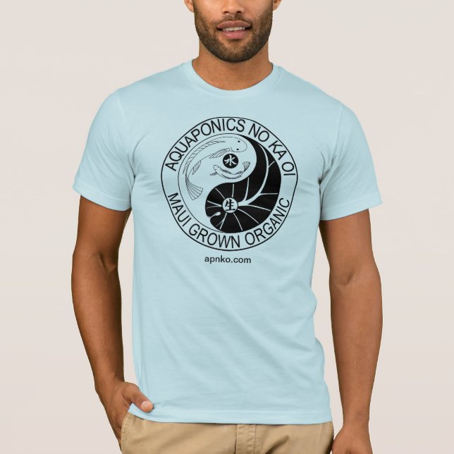 Aquaponics T-shirt from Maui, Hawaii (Front)