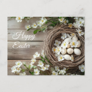 Aquarell Easter postcard with Easter and Easter