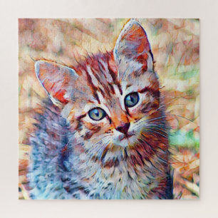 aquarell kitten jigsaw puzzle