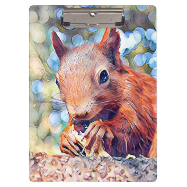 aquarell squirrel clipboard (Front)