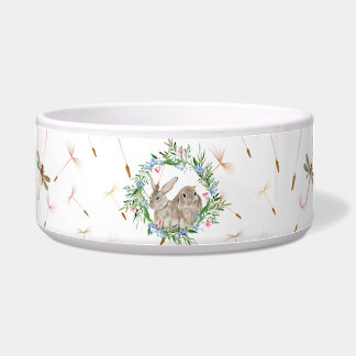 Aquarelle Bunnies  Bowl