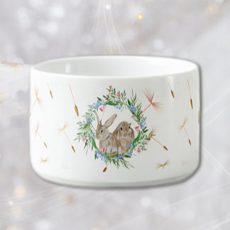 Aquarelle Bunny   Bowl