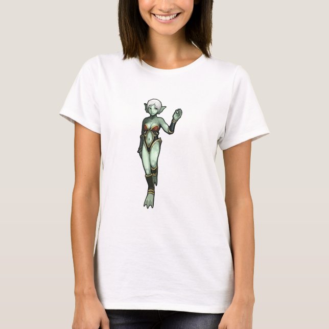Aquaria - Naija says "Hi." T-Shirt (Front)
