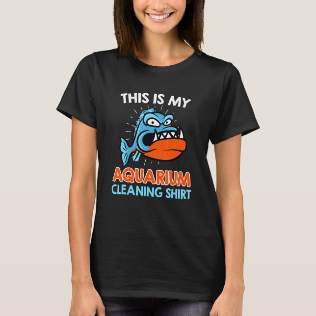 Aquarist Aquarium Cleaning T-Shirt (Front)