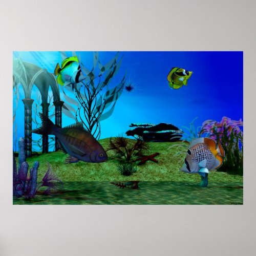 Aquarium3D Poster