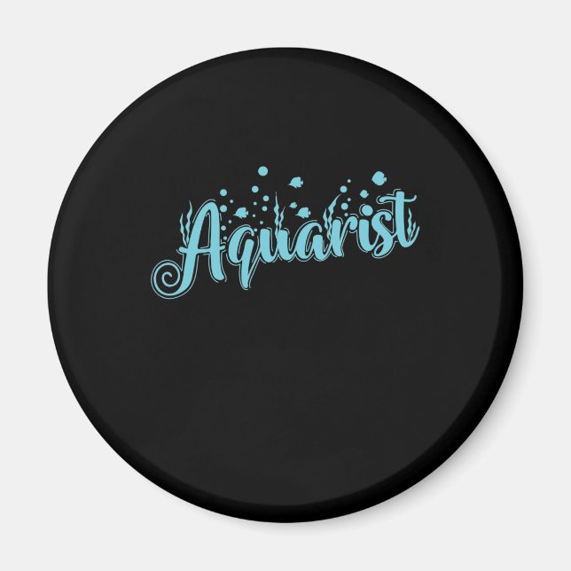 Aquarium Aquarist Fische Magnet (Front)