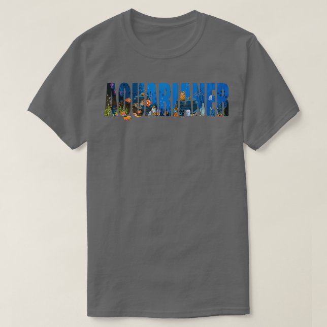 Aquarium Aquarist Fish Hobby Aquascaping 1 T-Shirt (Design Front)