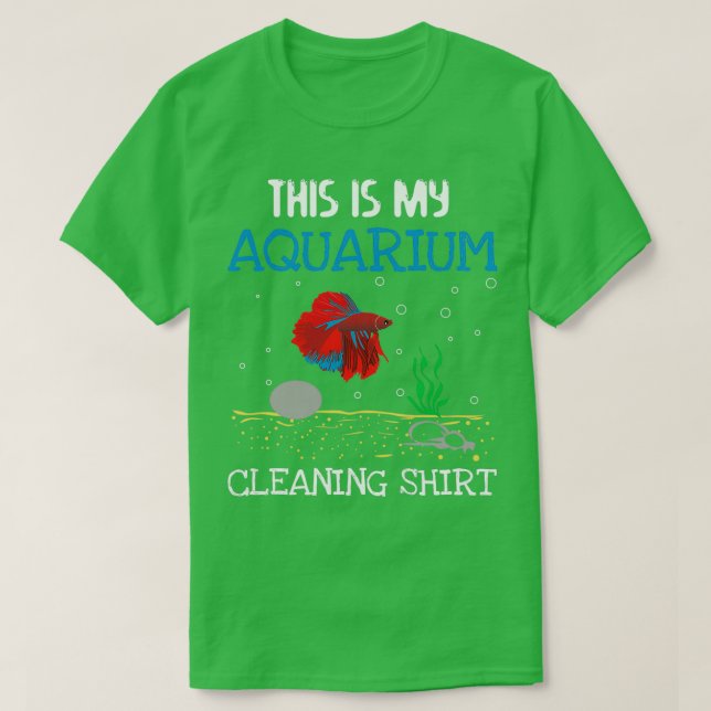Aquarium Cleaning Shirt (Design Front)