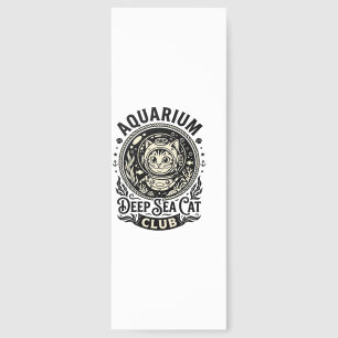 Aquarium Deep Sea Cat Funny Cat Graphic - Aquarium Bookmarks