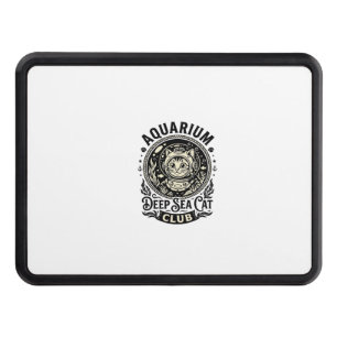 Aquarium Deep Sea Cat Funny Cat Graphic - Aquarium Hitch Cover