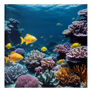 Aquarium Dreams Frame Acrylic Print