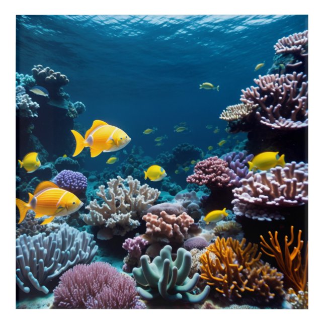 Aquarium Dreams Frame Acrylic Print (Front)