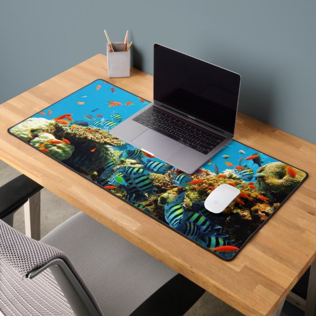 Aquarium fish desk mat (Office 2)