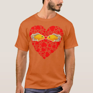 Aquarium Fish Lover Valentinex27s Day Gift Fish Ki T-Shirt
