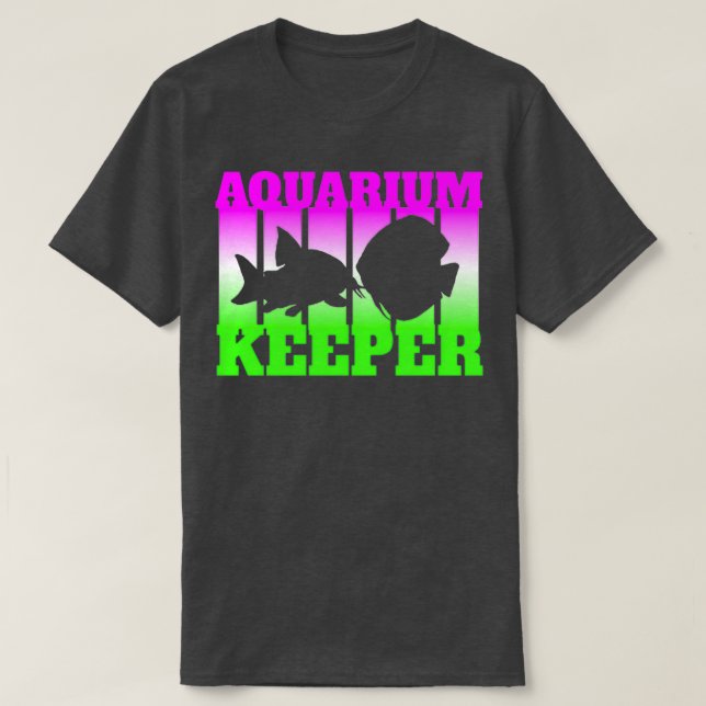 Aquarium Fish Lovers Keeper Corydoras Catfish Disc T-Shirt (Design Front)