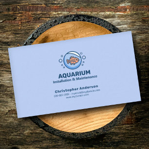 Aquarium Installation & Maintenance - Fish Bowl -  Business Card