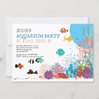Aquarium Invitation
