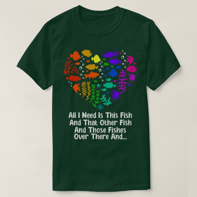 Aquarium Lover Gift 1 T-Shirt (Design Front)