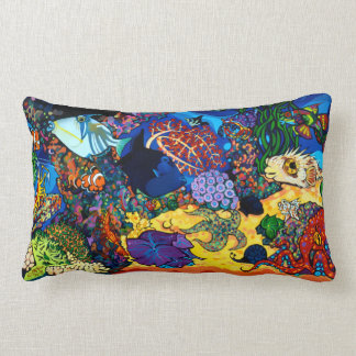 Aquarium Lumbar Pillow