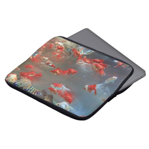 Aquarium Marble Fish Laptop Sleeve