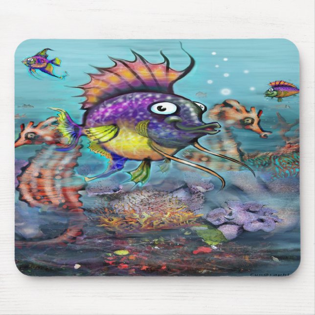 Aquarium Mouse Pad (Front)
