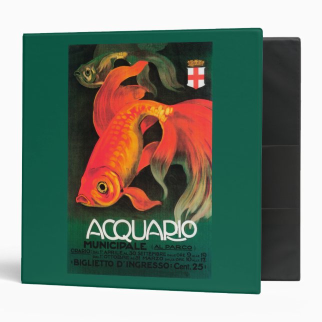 Aquarium & Municipal Park Promotional Poster 3 Ring Binder (Front/Inside)