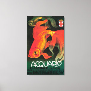 Aquarium & Municipal Park Promotional Poster Canvas Print