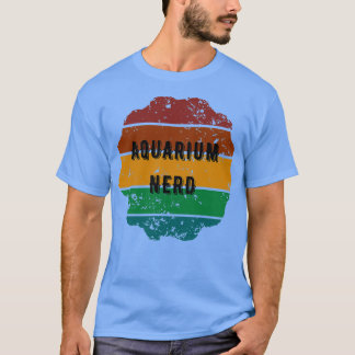 Aquarium nerd in beautiful sunset circle T-Shirt
